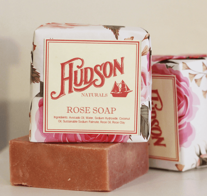Hudson Naturals Rose Soap - Lavender & Company
